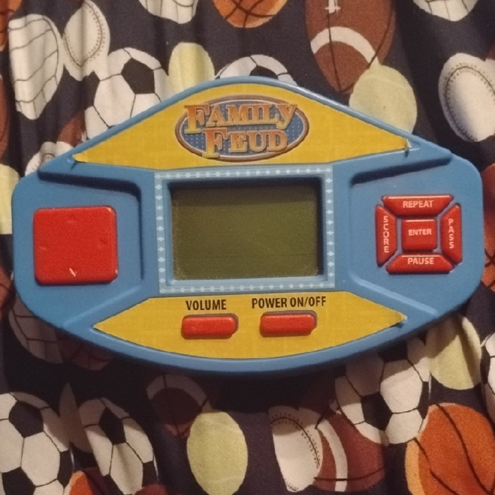Family Feud Electronic Game - Blue and Yellow